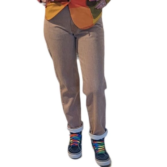 Calvin Klein 80s vintage tan jeans size 6 - Picture 12 of 12